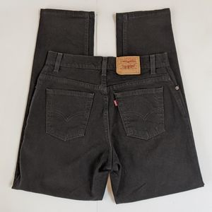 Vintage Black Levi's Women's 550 Relaxed Fit Jeans